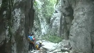 Canyoning  Rio Freddo inf. (Umbria, Perugia) 2003