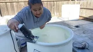 Cutting the top off 55 Gallon Barrel Using Jigsaw