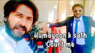 Humayoon k sath || Car me || vlog kachehri karte howe. #incourt #friend @Walee_Junejo