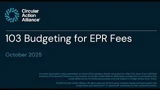 103 Budgeting for EPR Fees