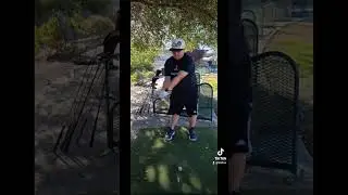 12 yrs old Big Boy Swing ⛳️ #golfswing #golftips #juniorgolf #golfbasics #firsttee #drivingrange