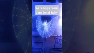 Glowing fairy wings #angel