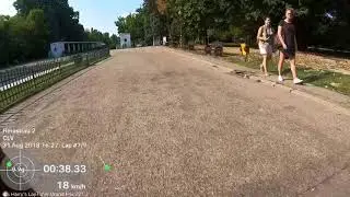 Harry' s laptimer longboard test