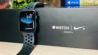 Распаковка Apple Watch series 3/Nike +