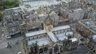 Edinburgh by mini 2 drone in 4k