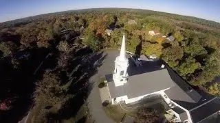 Aerial view of UUAC Sherborn, MA
