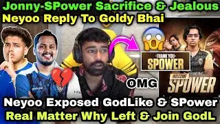 Neyoo Exposed GodLike & SPower Matter 😮SPower Want To Join GodL For Jonny 💀Admino Punk & Goldy Bhai😢