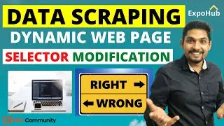 UiPath Data Scraping Selector Modification Dynamic Pages | UiPath Certfication Preparation Series