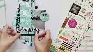 Cut Files | Scrapbook Layout by Daniela | Hip Kit Club