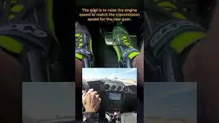 How to Downshift like a Pro! #downshift #revmatch #shorts
