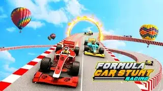 CRAZY FORMULA RACING CAR STUNTS 3D GAME - Android Gameplay - Free Kar Game Download - Gadi Wala Game