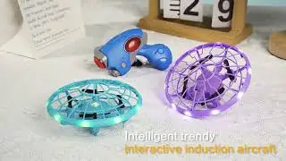 XS4 shooting-sensing flying disc quadcopter obstacle avoidance helicopter