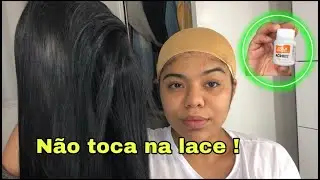 Como colocar peruca e lace Hair / cola que uso !