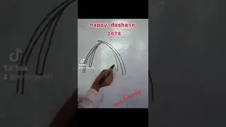 #easy dashain drawing #yessmartypie #easydrawing #kidsteacher #montessoriteacher
