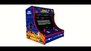 Space Invaders Bartop Arcade Machine with 3000 Games, 24 Inch Screen