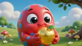 Popo loves Apple.. #KidsAnimation #ToddlerShorts #CartoonForKids #shortsforkids  #playtimefun