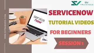 Servicenow Tutorial Videos for Beginners | Snow Training Demo Video Session 1