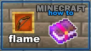 How to Get and Use Flame Enchantment in Minecraft! | Easy Minecraft Tutorial