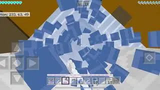 Trying to speedrun Minecraft pe with Inverted Colors