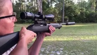 Ruger 10/22 with a Liberty Mystic-X Suppressor