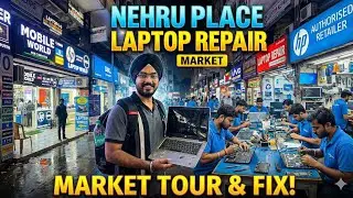 Cheapest Laptop Market | Delhi Nehru Place Laptop Market | Phone Laptop Repair Market | Nehru Place
