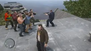 GTA IV: Втягивание NPC и полицейских в драки #17