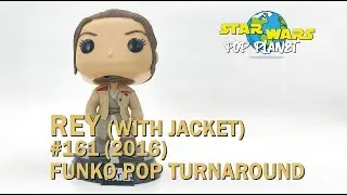 Rey (with Jacket) #161 (2016) - Star Wars Funko Pop Turnaround