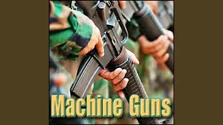 Gun, Machine Gun - Type 92 Heavy Machine Gun: Medium Burst with Canyon Reverb, Machine Gun Firing