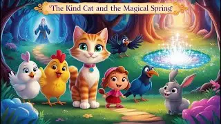 Good Cat and the Magical Spring | نیک بلی اور جادوئی چشمہ|Urdu story|Moral stories|Kahaniyan