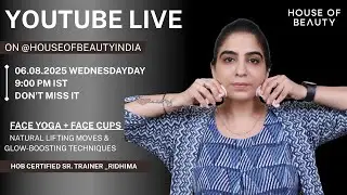 Face cupping workout HOB Certified SR. Trainer _Ridhima #faceyogabyvibhutiarora #houseofbeautyindia