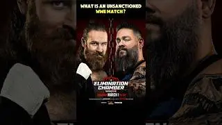 Что такое несанкционированный матч WWE?