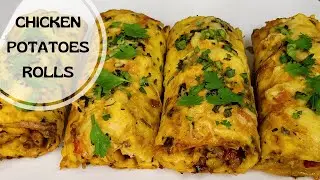 Insanely Crispy Chicken Potato Rolls You MUST Try! 🔥 Better Than Takeout!
