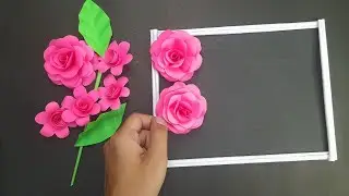 Beautiful Wall hanging idea | Paper Flower wall hanging | Home decor | 