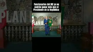 EL #PLANB DEL  PRESIDENTE AMLO S&Iacute; TOCA AL INE.
