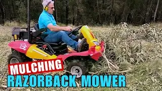 Газонокосилка Razorback: идеальная машина для мульчирования веток!