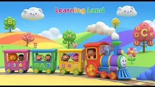 Train Ride Through Learning Land | Fun Educational Song for Kids, Nursery Rhymes & Toddler