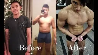 Dustin Nguyen 2 Year Natural Body Transformation (16-18)