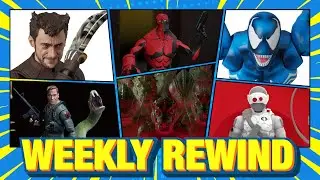 Weekly Rewind! Ep103: MAFEX Marvel and DC GI Joe Hellboy Cryptoids Agents of Omega More News!