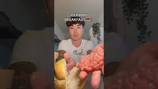 German Integration Course 🍖🇩🇪 #germany #breakfast #eatingshowasmr #trending