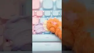 Cat Paw Sliding Across a Paint-Puddle Keyboard | Lil Paw