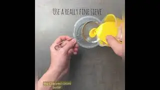Pre Coloured Cocoa Butter Making