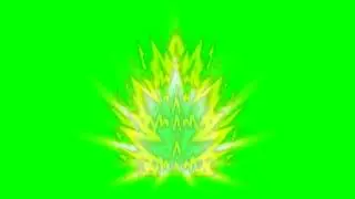 Efeito 'Aura de um Super Sayajin' para aplicar no chroma key.