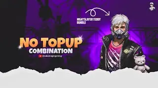 TOP 20 BEST DRESS COMBINATION WITH NIGHTSLAYER TEDDY BUNDLE ! NO TOPUP COMBINATION ! #freefire