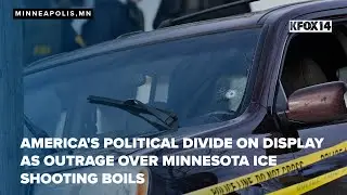 America’s political divide on display as outrage over Minnesota ICE shooting boils