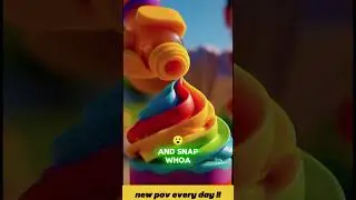 RAINBOW ICE CREAM! 🌈🍦 #Shorts #LegoPOV