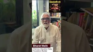 Bharat Malik, Chairman Education Today Foundation felicitates EducationWorld for completing 25 years