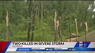 2 killed in Georgia severe storm