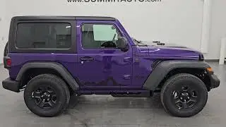 BRAND NEW 2026 JEEP WRANGLER SPORT PURPLE REIGN HARD TOP 4K WALKAROUND 26J52