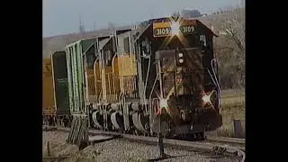 Throwback UP Action: Unpatched DRGW GP40-2 with Operating MARS Light