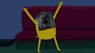 Jake screaming meme but with Godzilla&rsquo;s Roar